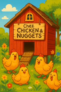 accueillir des poules dans son jardin Chicken nuggets